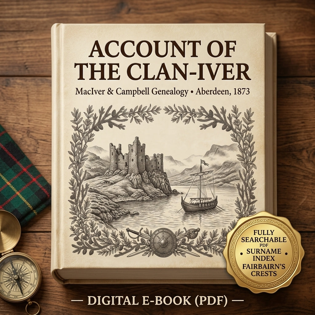 Account of the Clan-Iver (1873) - Searchable PDF & Surname Index | MacIver & Campbell Genealogy