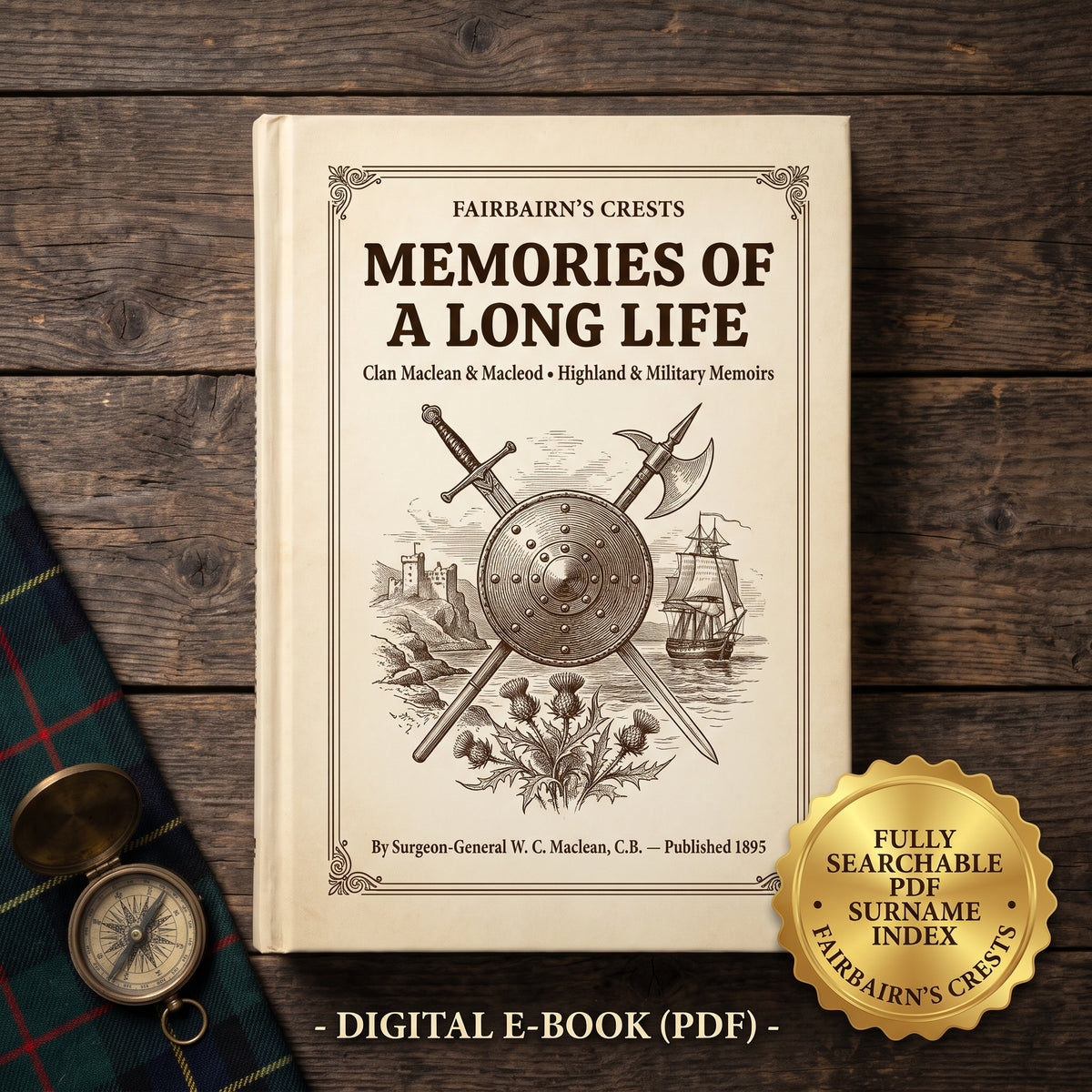 Memories of a Long Life by W. C. Maclean (1895) - Searchable PDF & Surname Index