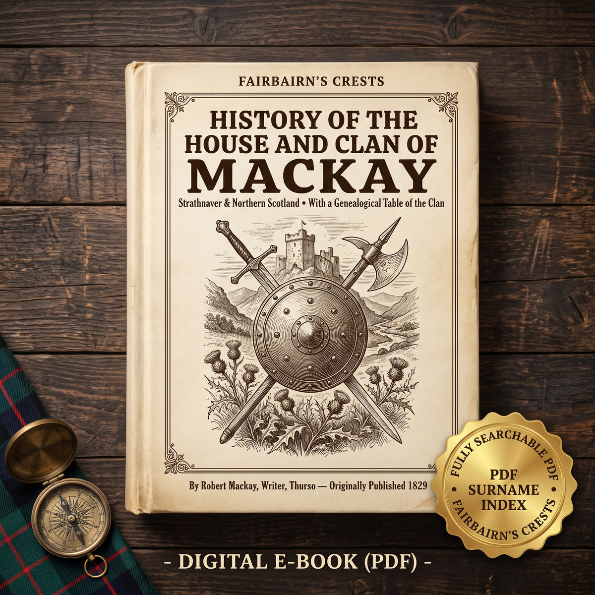 History of the House and Clan of Mackay (1829) by Robert Mackay — Searchable Genealogy & Clan History PDF