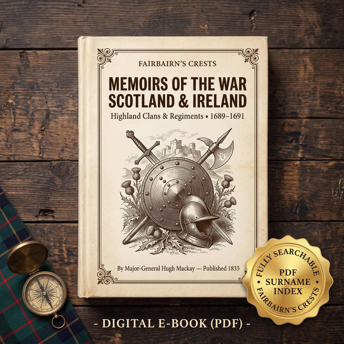 Memoirs of the War Carried on in Scotland and Ireland, 1689–1691 (1833) - Searchable PDF & Surname Index
