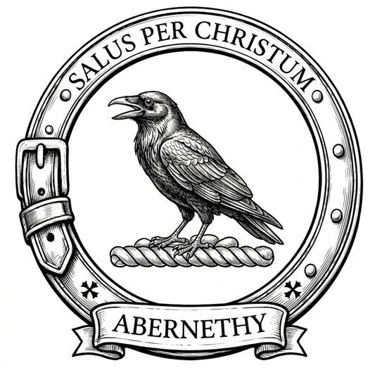Clan Abernethy Crest digital download: Includes Color PNG, B&W PNG, and SVG vector files