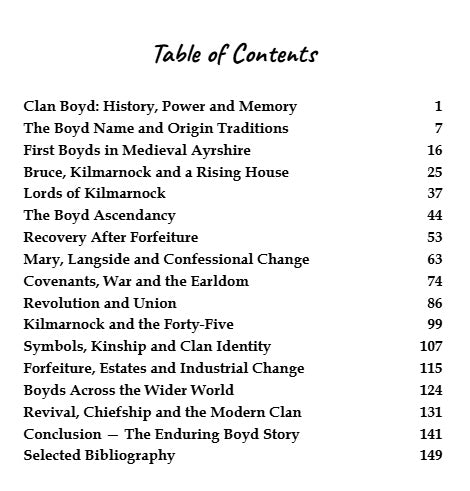 The Complete History of Clan Boyd - Digtial Edition