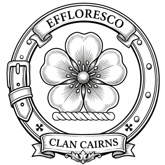Clan Cairns Crest digital download: Includes Color PNG, B&W PNG, and SVG vector files
