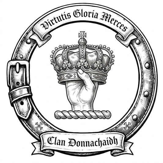 Clan Donnachaidh Crest digital download: Includes Color PNG, B&W PNG, and SVG vector files