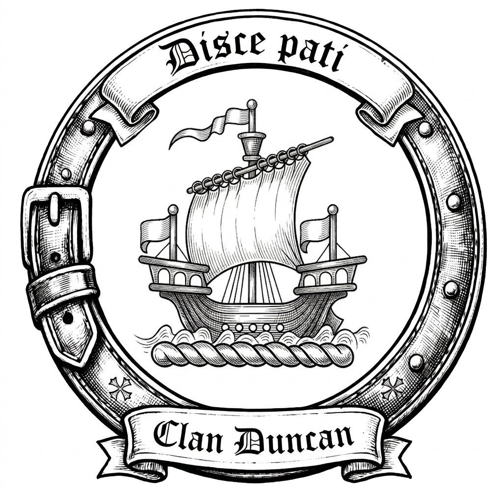 Clan Duncan Crest digital download: Includes Color PNG, B&W PNG, and SVG vector files