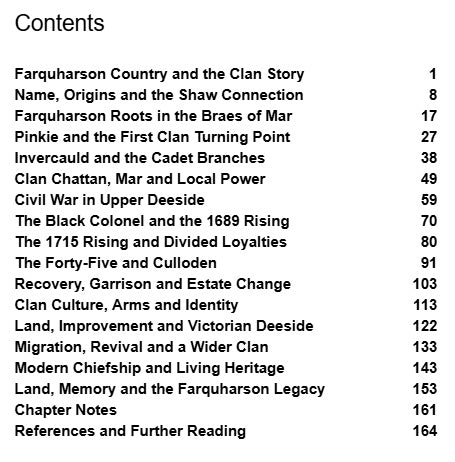 The Complete History of Clan Farquharson