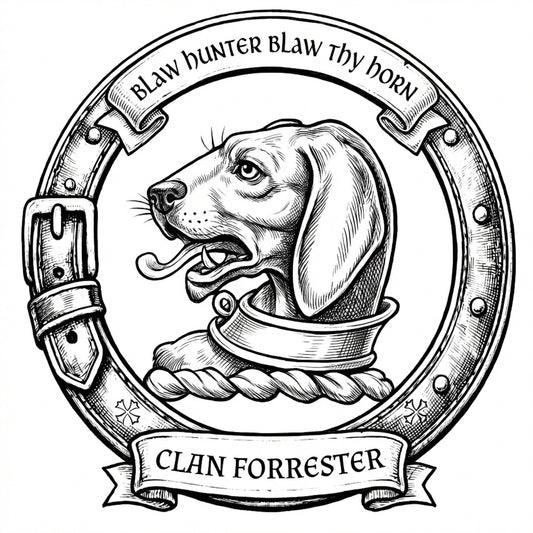 Clan Forrester Crest digital download: Includes Color PNG, B&W PNG, and SVG vector files
