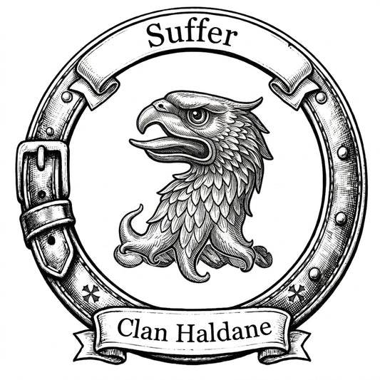 Clan Haldane Crest digital download: Includes Color PNG, B&W PNG, and SVG vector files