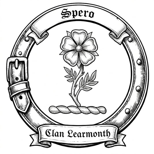 Clan Learmonth Crest digital download: Includes Color PNG, B&W PNG, and SVG vector files
