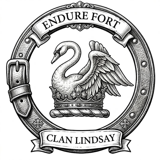 Clan Lindsay Crest digital download: Includes Color PNG, B&W PNG, and SVG vector files