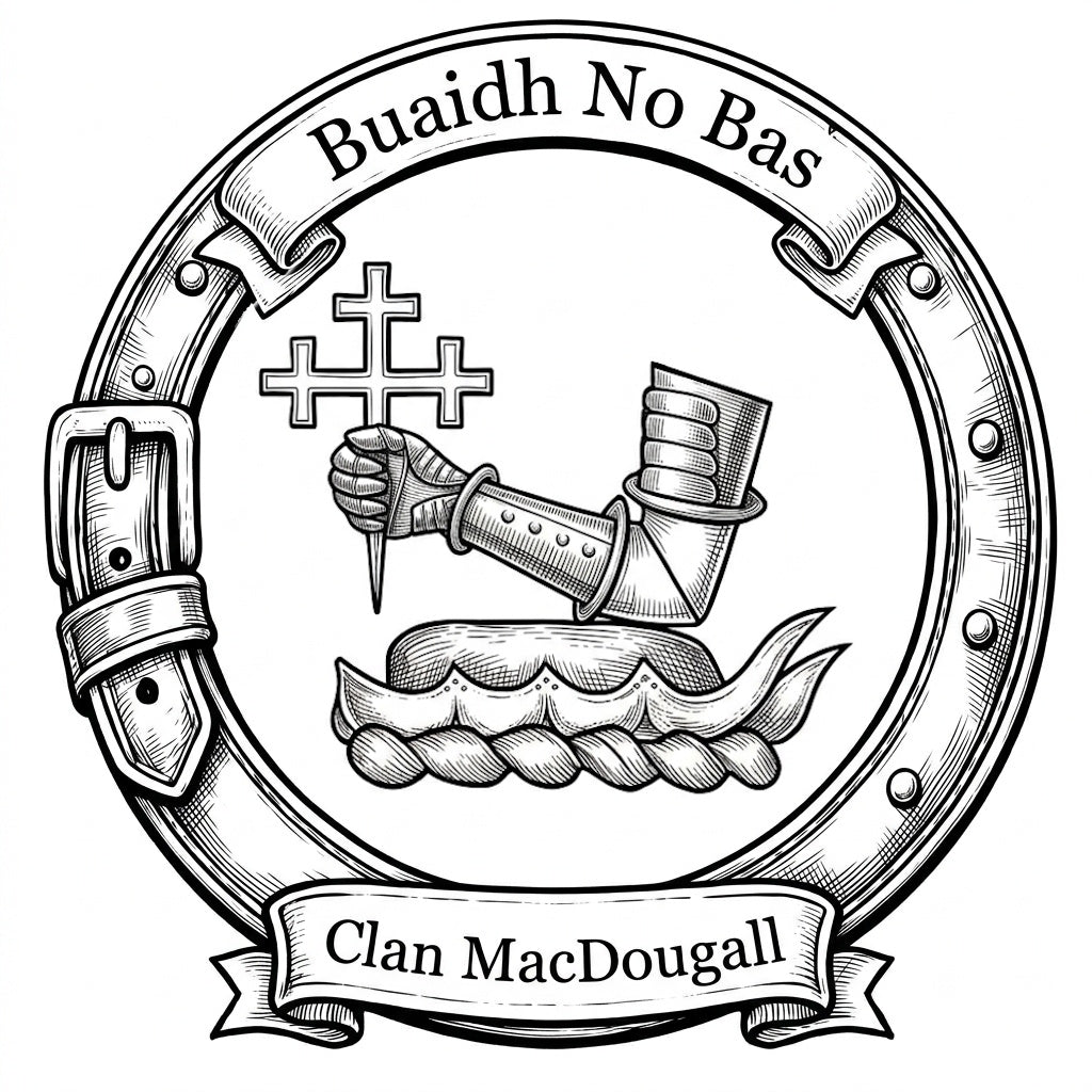 Clan MacDougall Crest digital download: Includes Color PNG, B&W PNG, and SVG vector files