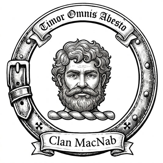 Clan MacNab Crest digital download: Includes Color PNG, B&W PNG, and SVG vector files