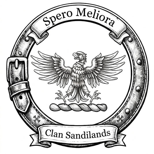 Clan Sandilands Crest digital download: Includes Color PNG, B&W PNG, and SVG vector files