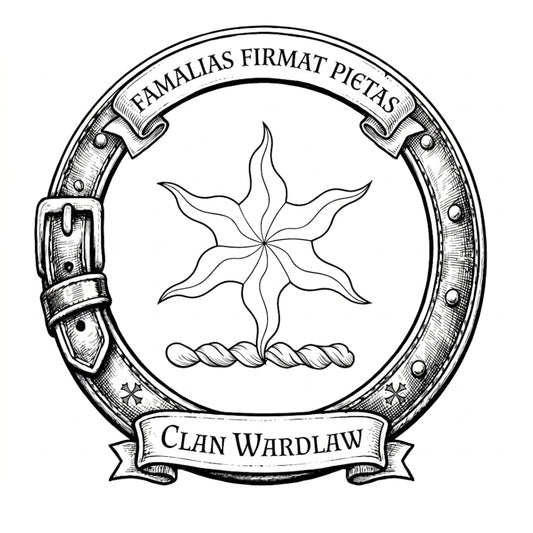 Clan Wardlaw Crest digital download: Includes Color PNG, B&W PNG, and SVG vector files