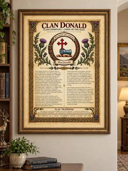 Clan Donald Poster - Digital Download