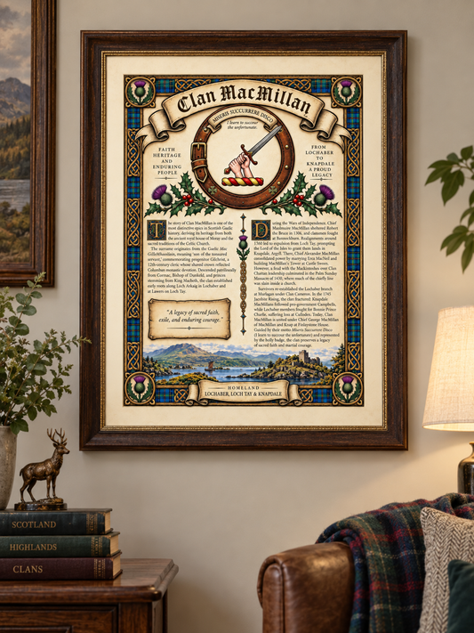 Clan MacMillan Poster - Digital Download