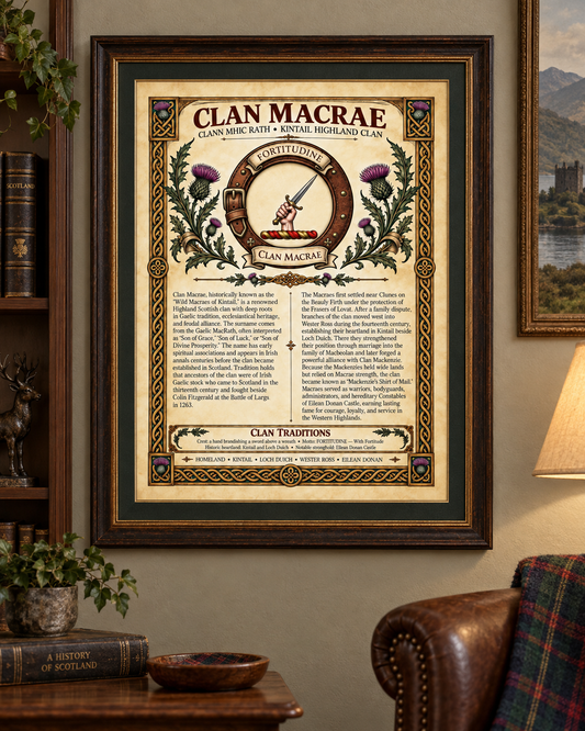 Clan Macrae Poster - Digital Download