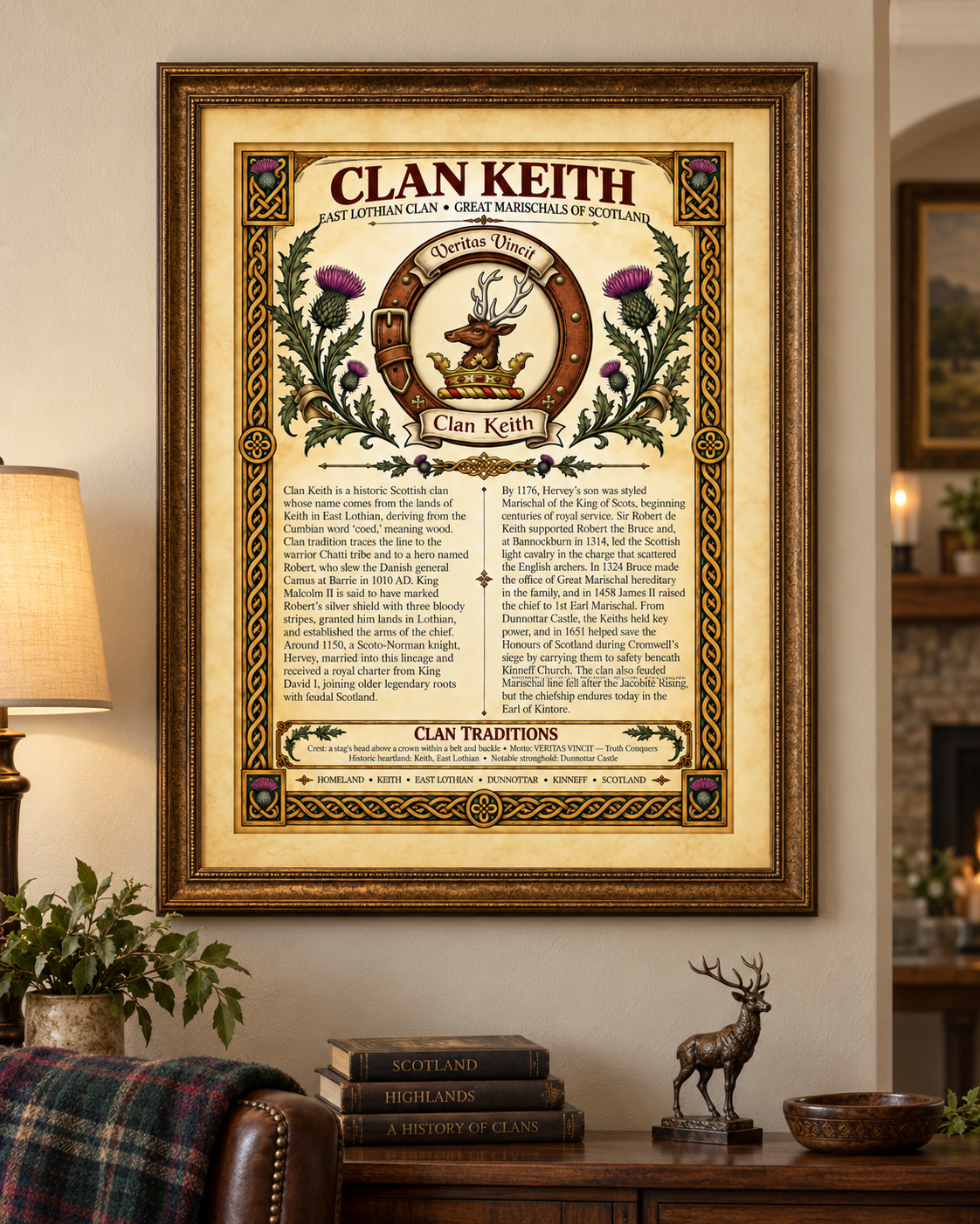 Clan Keith Poster - Digital Download