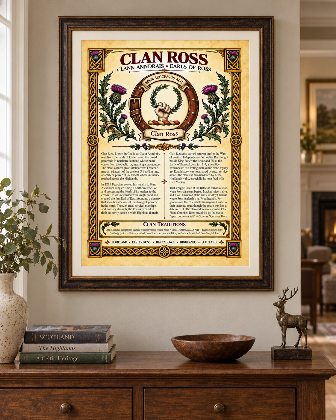 Clan Ross Poster - Digital Download