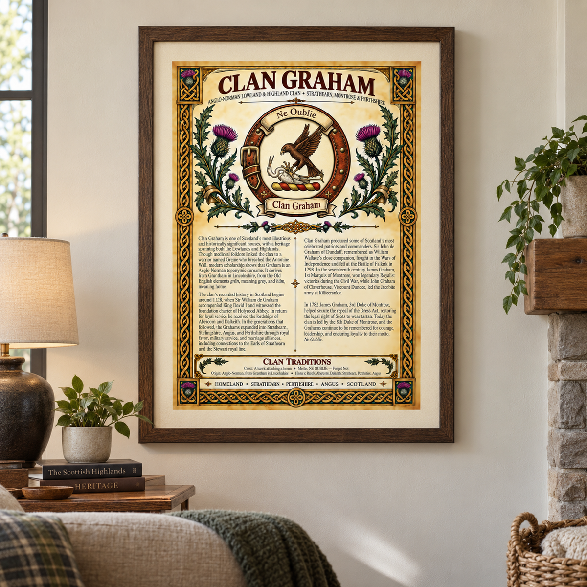 Clan Graham Poster - Digital Download