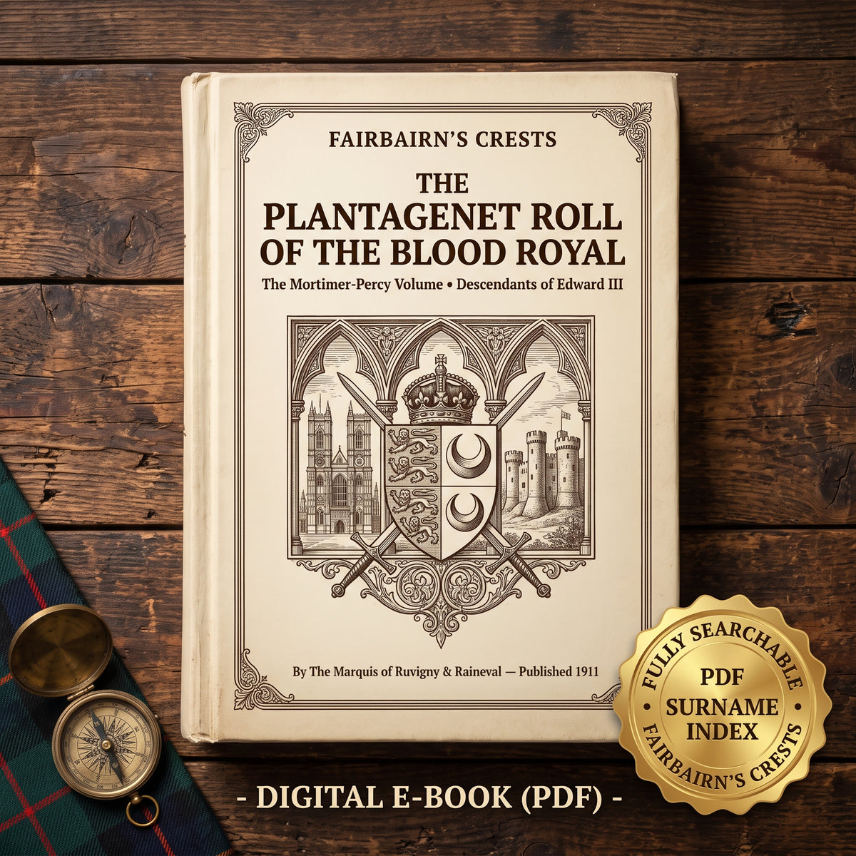 The Plantagenet Roll of the Blood Royal: Mortimer-Percy Volume (1911) - Searchable PDF & Surname Index | British & Royal Genealogy