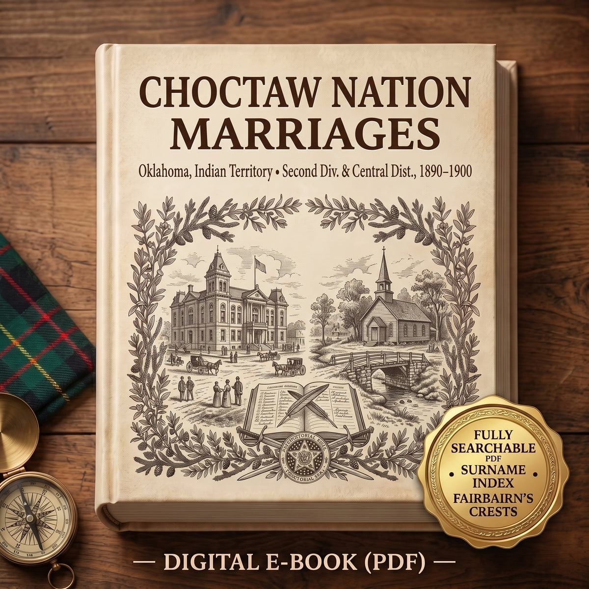 Oklahoma, Indian Territory Marriages: Choctaw Nation, Second Division & Central District (1890–1900) - Searchable PDF & Surname Index | Oklahoma & Choctaw Genealogy