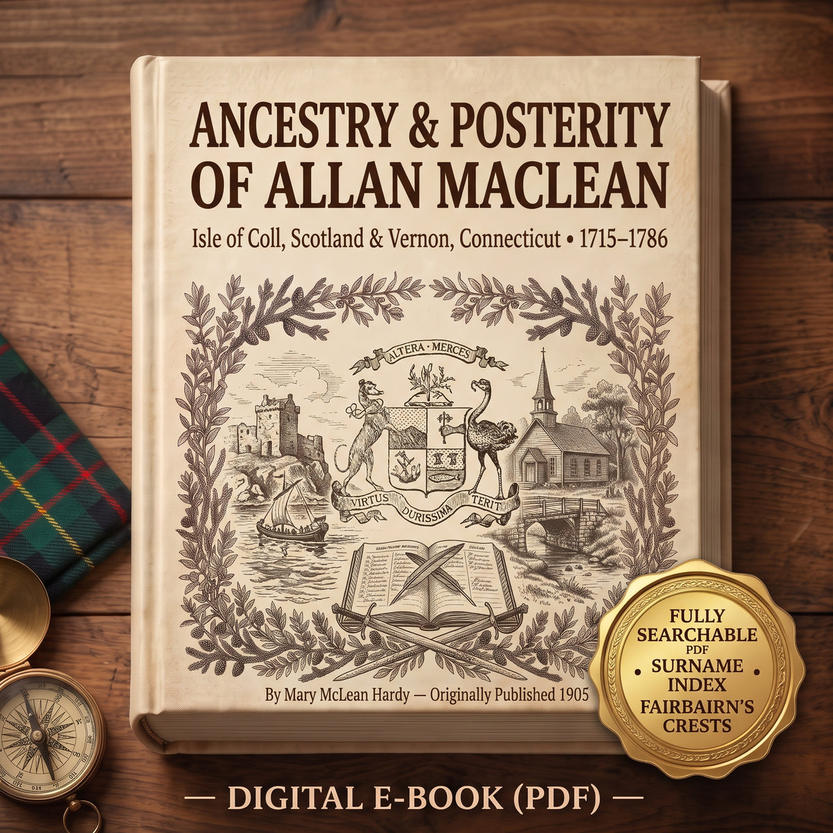 Ancestry and Posterity of Allan MacLean (1905) - Searchable PDF & Surname Index