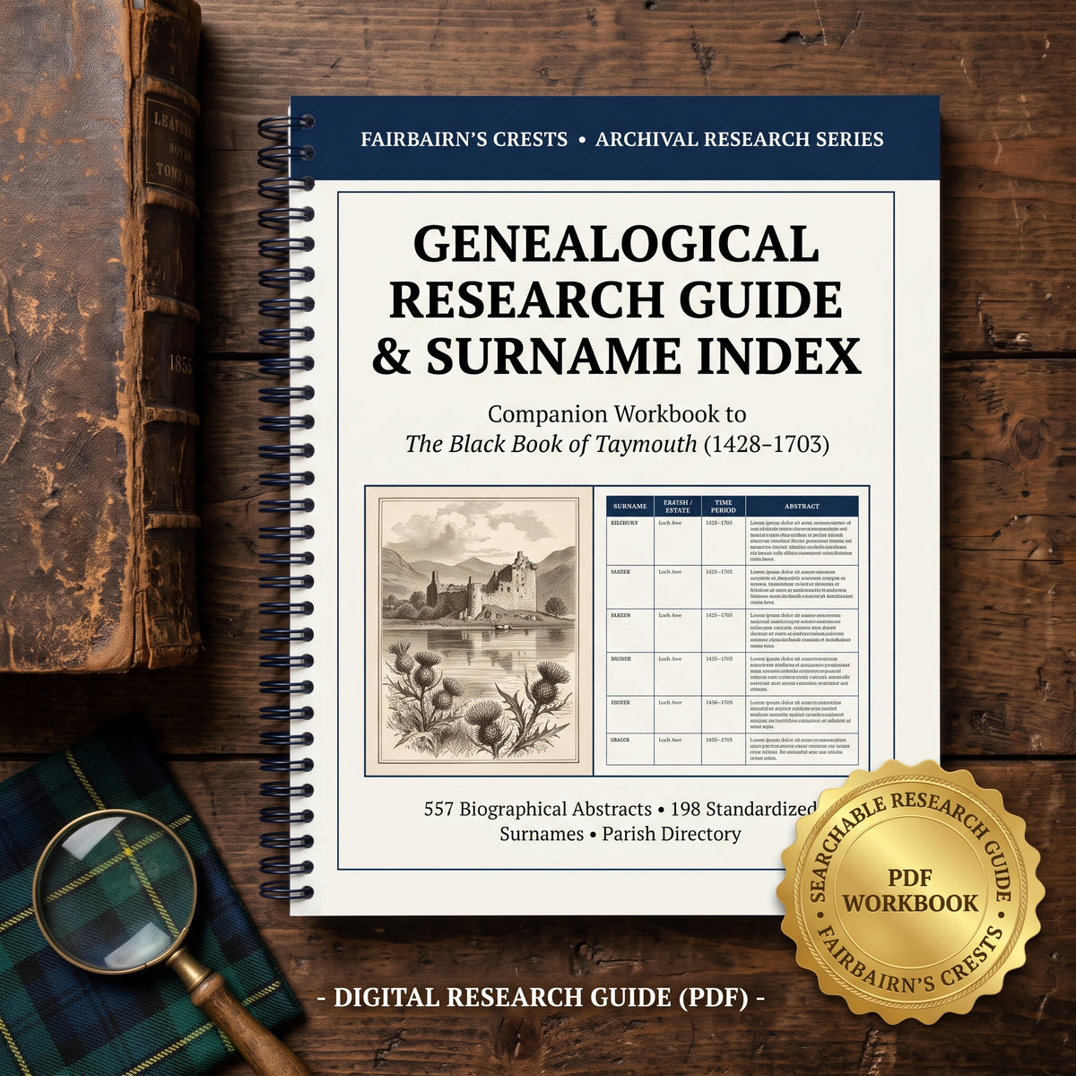 Black Book of Taymouth Surname Index & Genealogy Guide (1428–1703) PDF