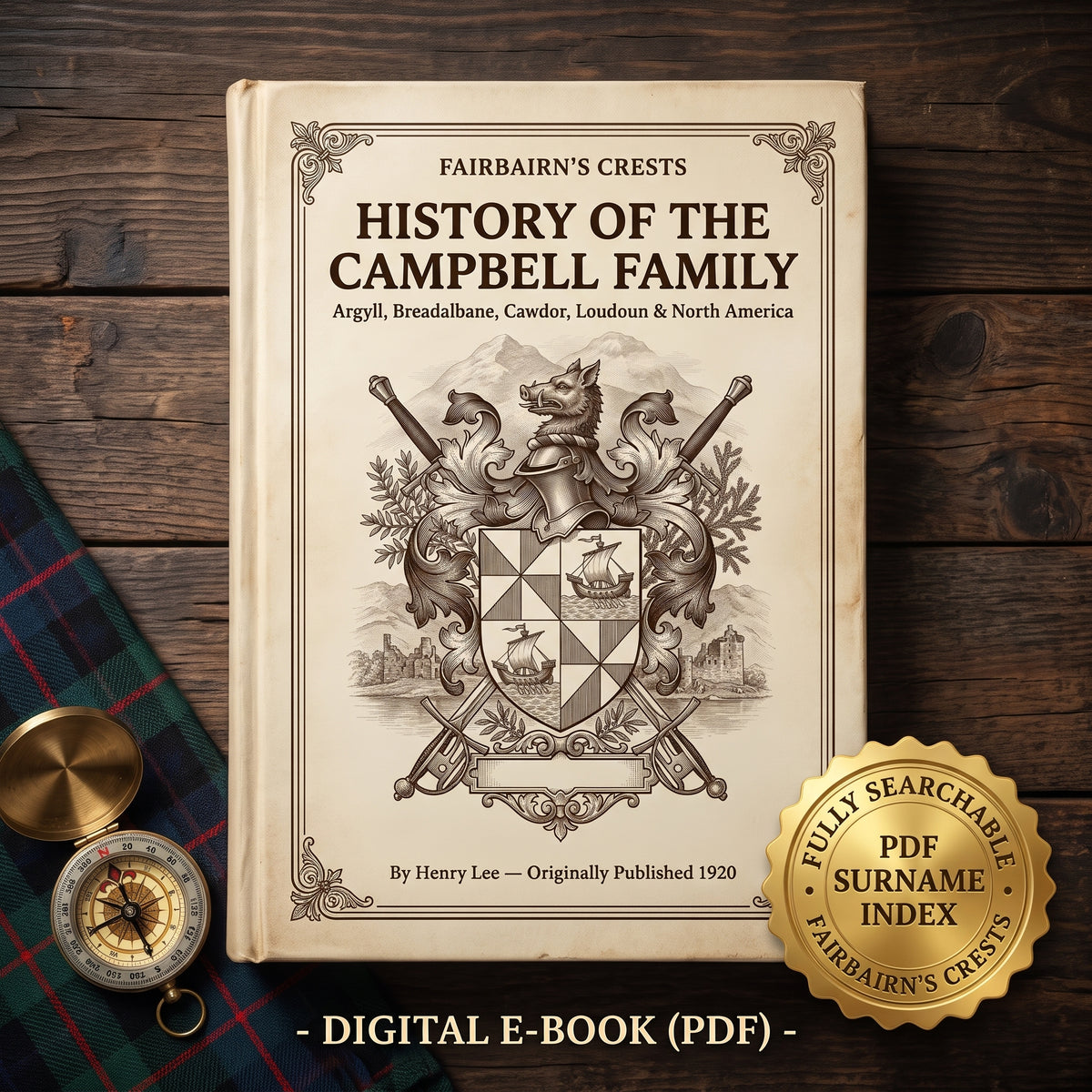History of the Campbell Family (1920) - Searchable PDF & Surname Index