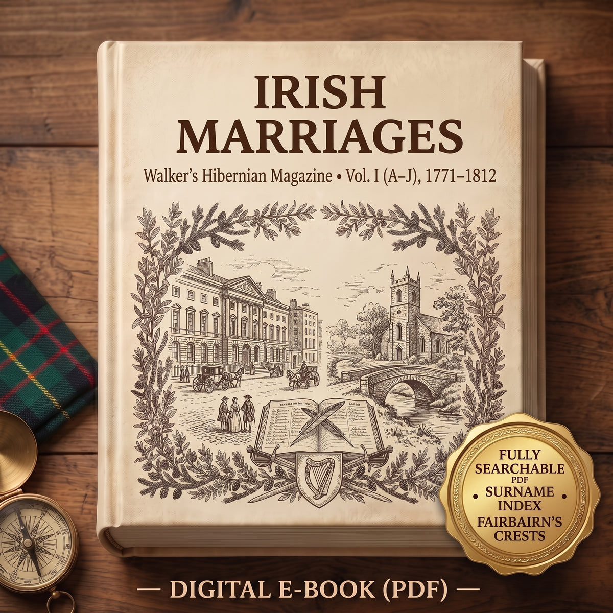 Irish Marriages in Walker's Hibernian Magazine, 1771–1812 (Vol. I: A–J, 1897) – Searchable PDF & Surname Index | Irish Genealogy
