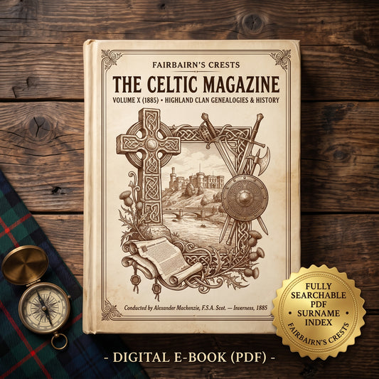 The Celtic Magazine Vol. X (1885) - Searchable PDF & Surname Index