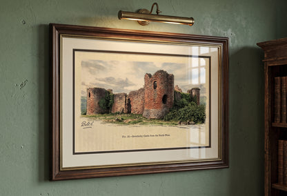 Inverlochy Castle Poster | Historic 13th-Century Fortress | High-Resolution Digital Download digital download: Includes Color PNG, B&W PNG, and SVG vector files