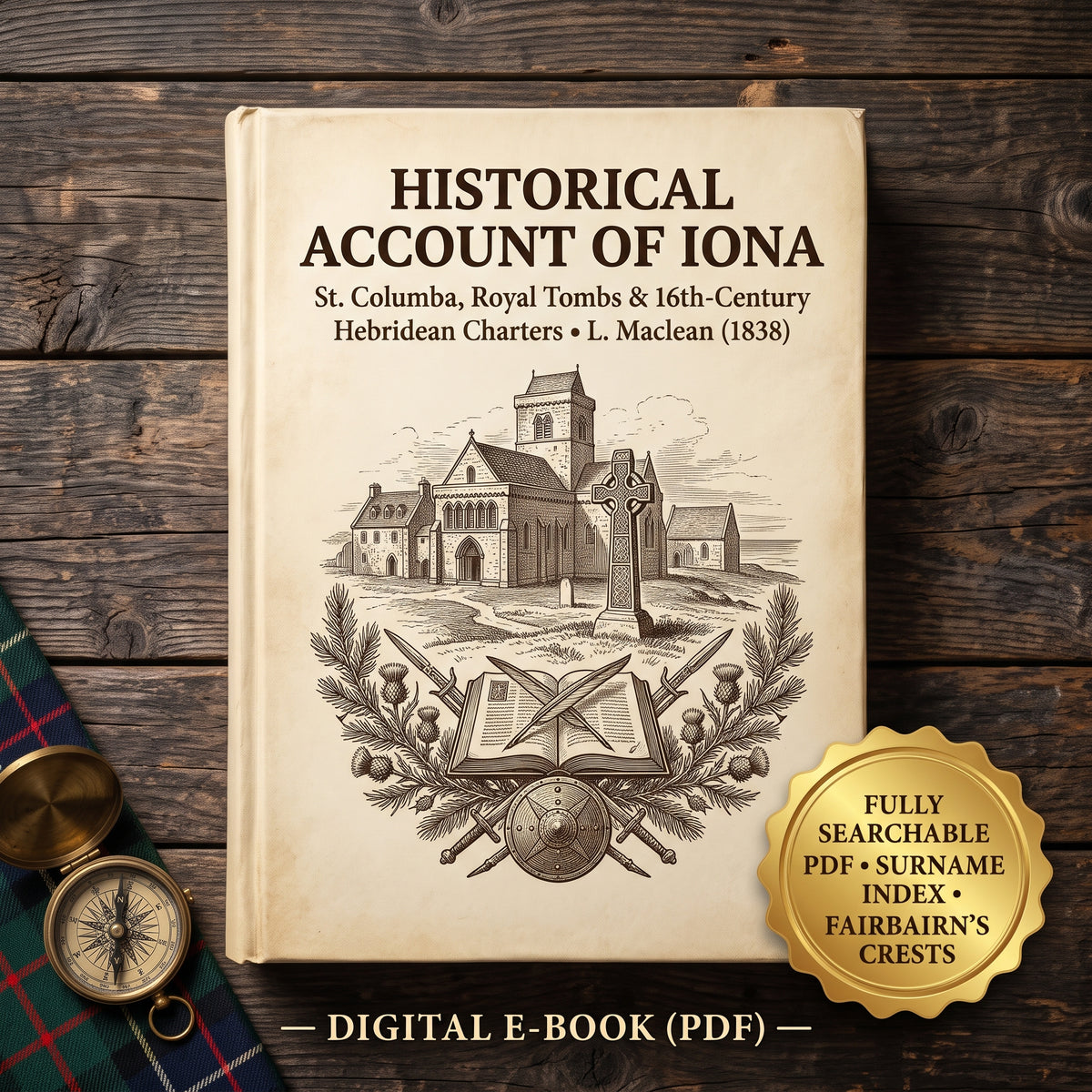 An Historical Account of Iona (1838) - Searchable PDF & Surname Index | Hebrides, Mull & Clan Maclean Genealogy