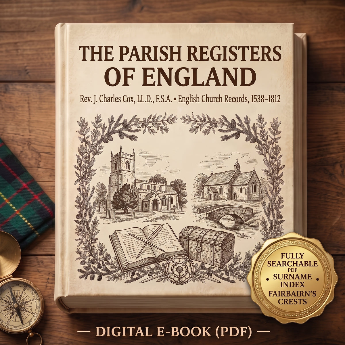 The Parish Registers of England (1910) - Searchable PDF & Surname Index | English Church & Genealogy Records