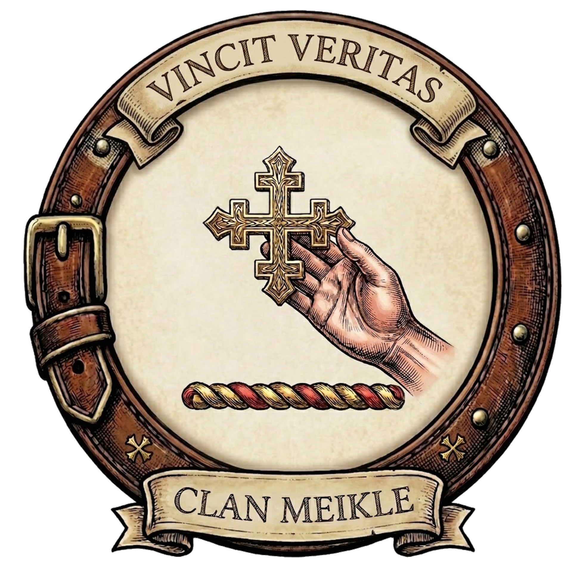 Clan Meikle Crest digital download: Includes Color PNG, B&W PNG, and SVG vector files