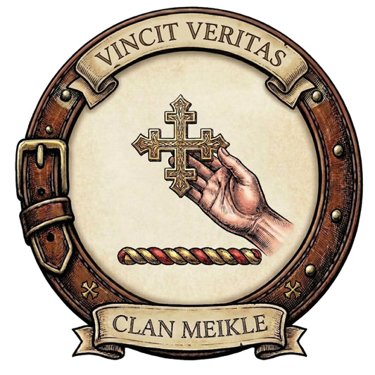 Clan Meikle Crest digital download: Includes Color PNG, B&W PNG, and SVG vector files