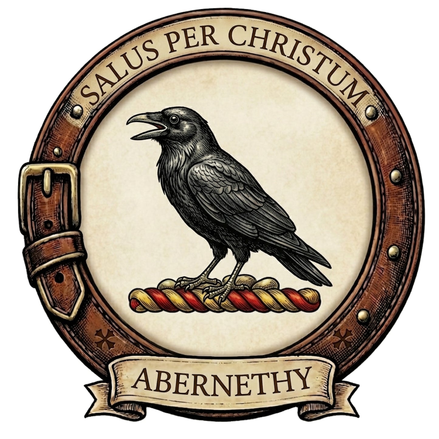 Clan Abernethy Crest digital download: Includes Color PNG, B&W PNG, and SVG vector files