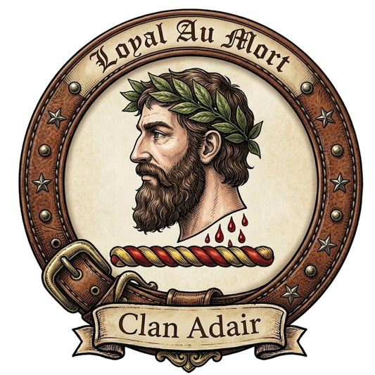 Clan Adair Crest digital download: Includes Color PNG, B&W PNG, and SVG vector files