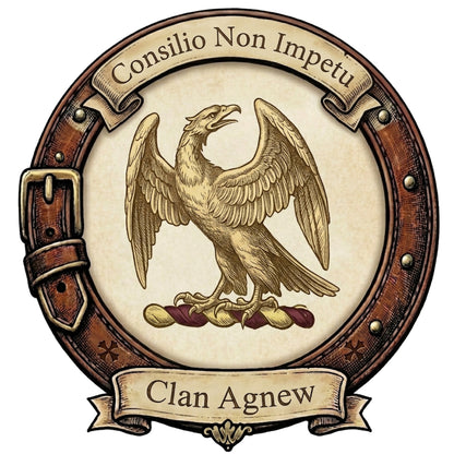 Clan Agnew Crest digital download: Includes Color PNG, B&W PNG, and SVG vector files