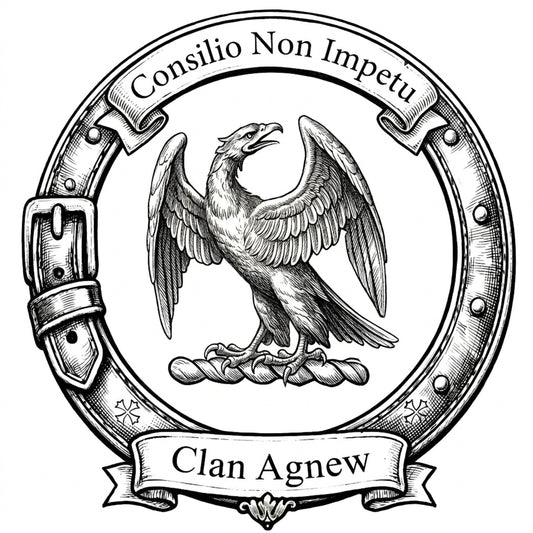 Clan Agnew Crest digital download: Includes Color PNG, B&W PNG, and SVG vector files