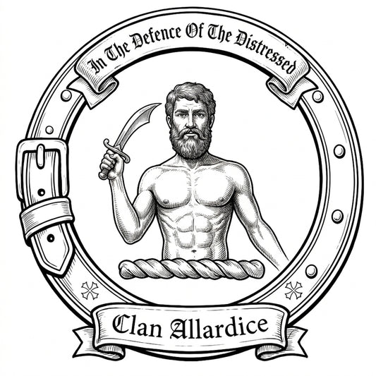 Clan Allardice Crest digital download: Includes Color PNG, B&W PNG, and SVG vector files