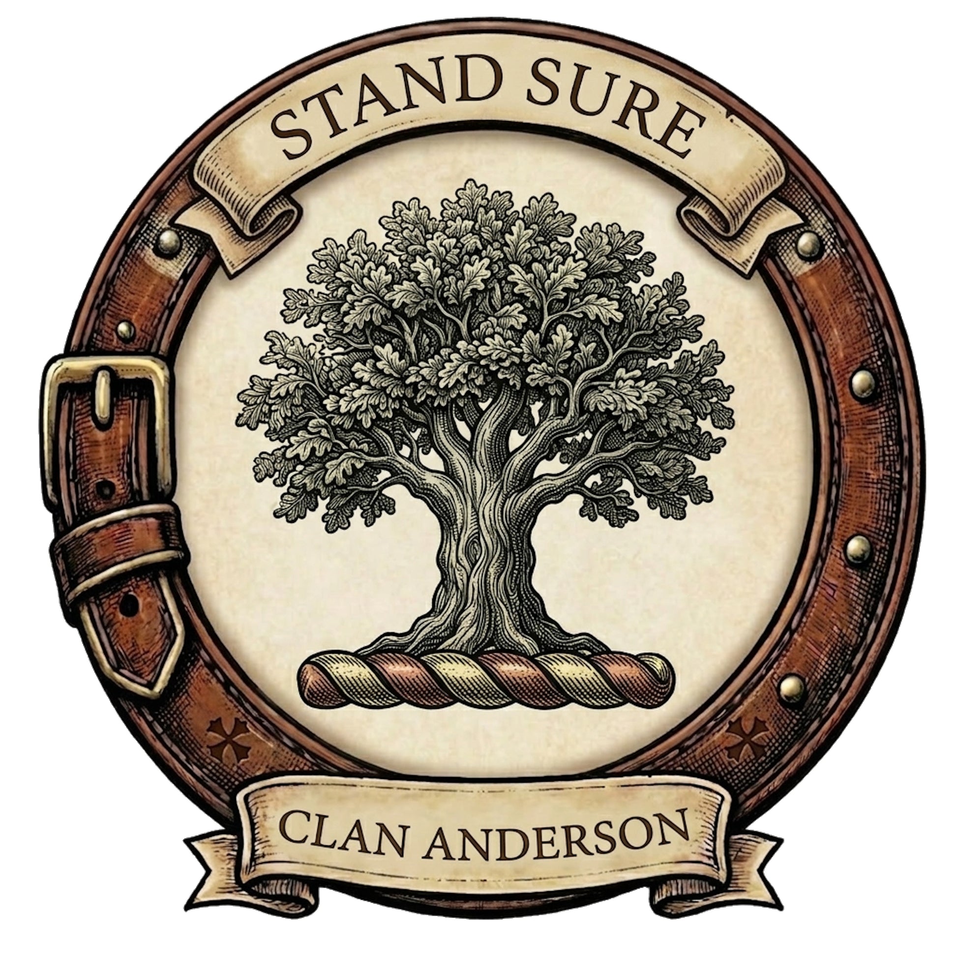 Clan Anderson Crest digital download: Includes Color PNG, B&W PNG, and SVG vector files