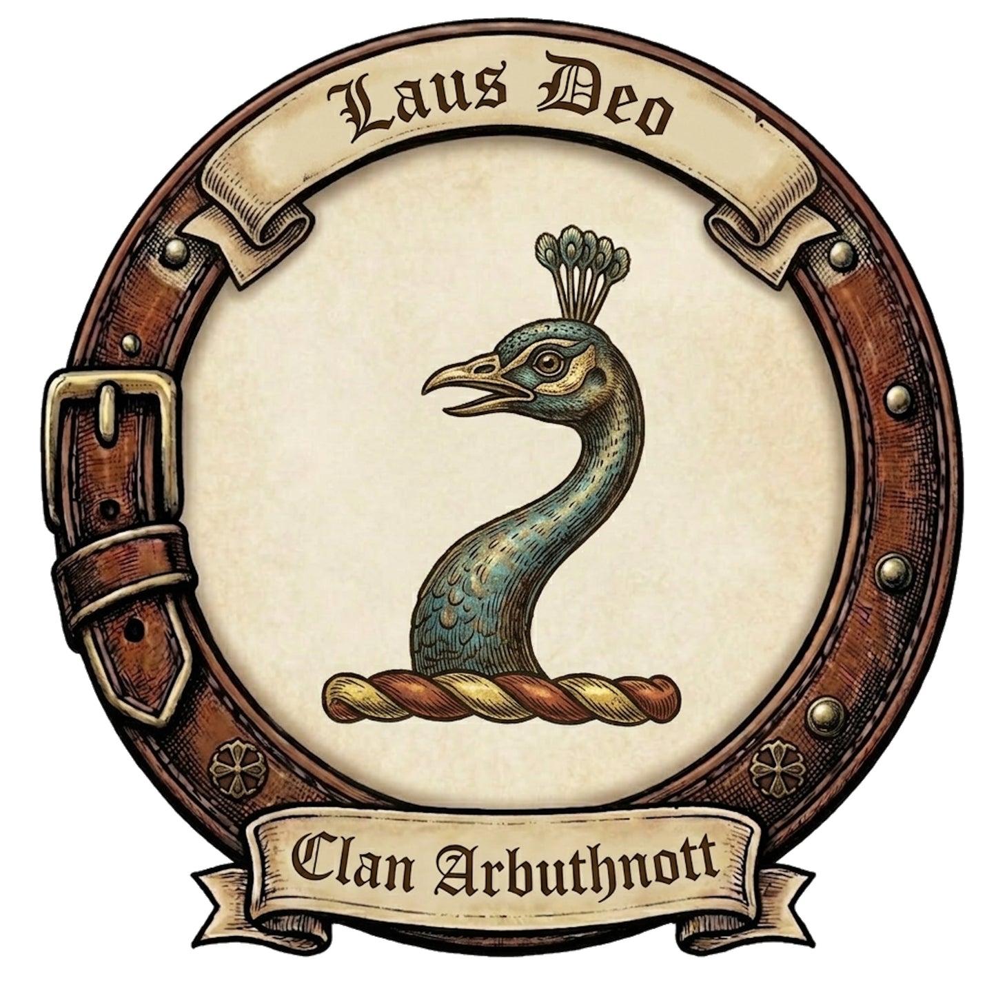 Clan Arbuthnott Crest digital download: Includes Color PNG, B&W PNG, and SVG vector files