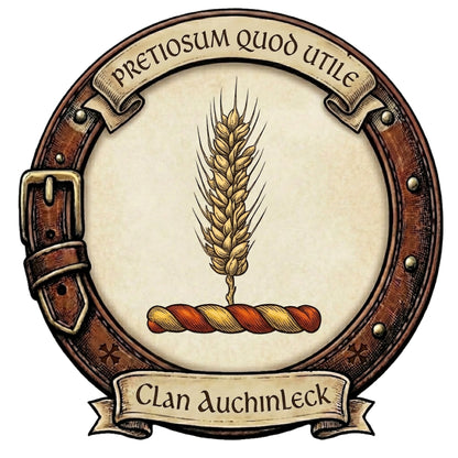 Clan Auchinleck Crest digital download: Includes Color PNG, B&W PNG, and SVG vector files