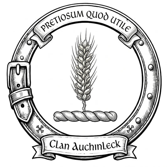 Clan Auchinleck Crest digital download: Includes Color PNG, B&W PNG, and SVG vector files