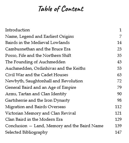 The Complete History of Clan Baird - Digital Edition