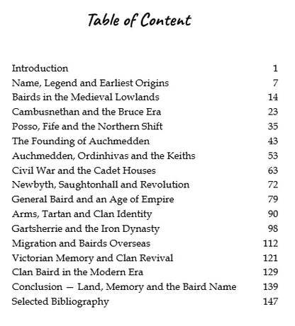 The Complete History of Clan Baird - Digital Edition