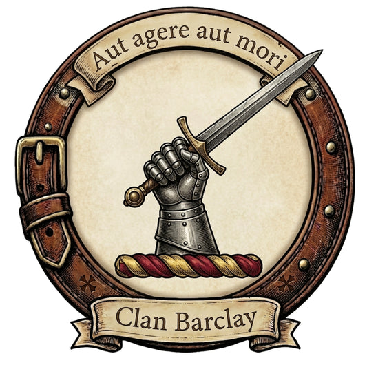 Clan Barclay Crest digital download: Includes Color PNG, B&W PNG, and SVG vector files