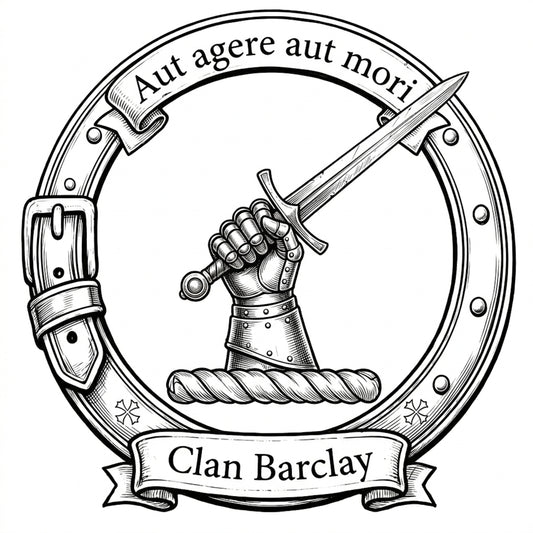 Clan Barclay Crest digital download: Includes Color PNG, B&W PNG, and SVG vector files