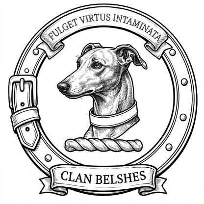Clan Belshes Crest digital download: Includes Color PNG, B&W PNG, and SVG vector files